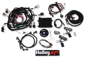 Holley HP EFI ECU & Harness Kits - 99-04 Ford 4 Valve Modular Engine - Includes NTK Oxygen Sensor 550-617N