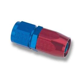 Earls Straight Swivel-Seal Hose End AN -8 - Red/Blue 800108ERL