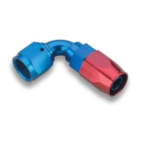 Earls 90 Degree Swivel-Seal® Hose End AN -12 - Red/Blue 809112ERL