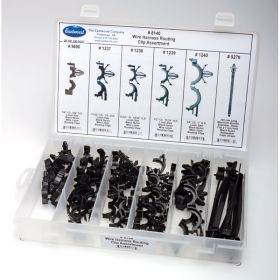 Wire Loom Routing Clip Assortment 54pcs