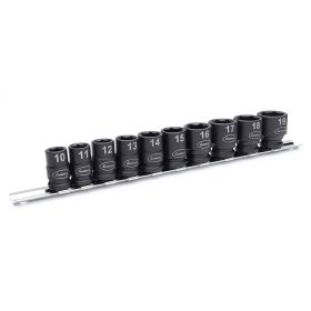 Eastwood 3/8" Metric Shallow 10 Piece Impact Socket Set