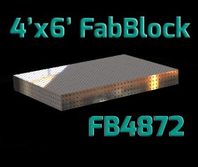 CertiFlat FB4872 fabBlock U-Weld Kit Modular Welding Table 48