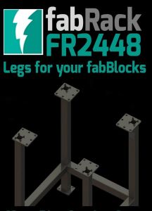 CertiFlat FR2448-U 24" X 48" fabRack Leg Kit for fabBlocks
