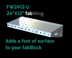 CertiFlat FW2412-U CertiFlat fabWing 24" X 12" Extension Table