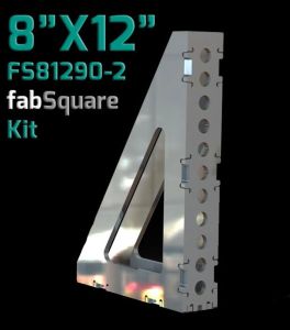 CertiFlat  8"X12"X2" Wide 90 Degree FS81290-2 fabSquare U-Weld Kit