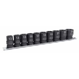 Eastwood 1/2" Metric Shallow 10 Piece Impact Socket Set