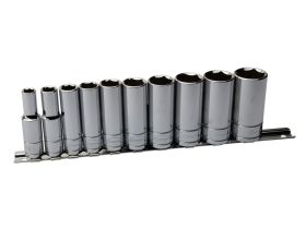 Eastwood 3/8" Drive Deep SAE 10 Piece Socket Set 