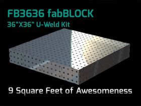 CertiFlat 36"X36" FabBlock Welding Table