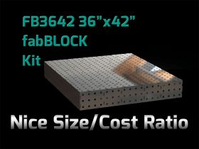 CertiFlat 36"X42" FabBlock Welding Table