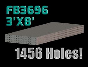 CertiFlat 36"X96" FabBlock Welding Table
