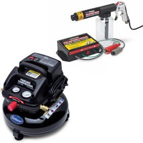 Eastwood PCS-250 Dual Voltage Powder Coating Gun and Pancake Compressor