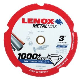 Lenox 3 Inch X .050 InchX 3/8 Arbor Diamond Type 1 cut off wheel