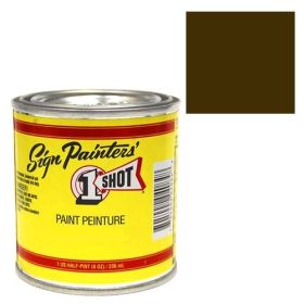 1 Shot Paint Medium Brown 1/2 Pt