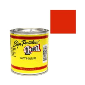 1 Shot Paint Fire Red 1/2 Pint