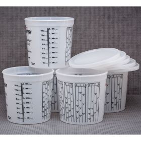 Universal Mixing Cups 5 Qt Cups - 5 Pc Set