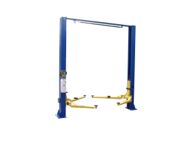 Tuxedo Distributors 9000 lb Two Post Clear Floor Lift - Asymmetric TP9KACX