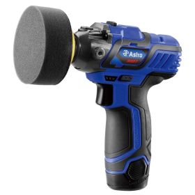 12V 3" Mini Cordless Pistol Polisher with 2 Batteries