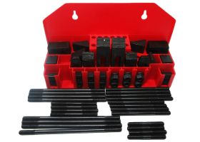 JET Tools CK-38, 52-Piece Clamping Kit with Tray for 3/8" T-Slot 660038
