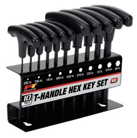 Performance Tool 10 pc. SAE T-Handle Hex Key Set W80274