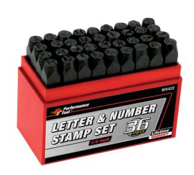 Performance Tool 1/4 in. Steel Letter/Number Stamp W5422