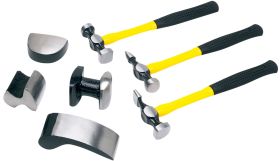 Performance Tool 7 Piece Hammer and Dolly Auto Body Repair Kit M7007