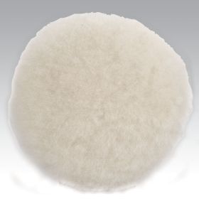 Dynabrade 7 In. (178 mm) Dia. Polishing Pad, Natural Sheepskin Wool 90082