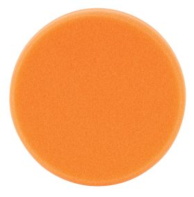 Dynabrade 5 1/2 In. Dynacut Orange Foam Flat Face Polishing Pad, Hook and Loop 79703