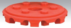 Dynabrade 4 In. Replacement RED TRED Eraser Disc 92297