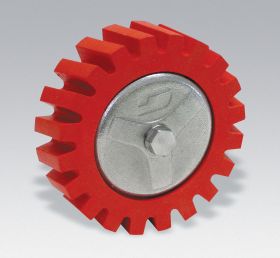 Dynabrade 4 In. RED TRED Eraser Wheel 92257