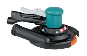 Dynabrade 8 In. Two Hand Gear Driven Sander, Central Vacuum 58446