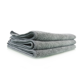 Chemical Guys Workhorse Gray Professional Grade Microfiber Towel (Metal) - 24 Inch x 16 Inch (3 Pack) MIC3520