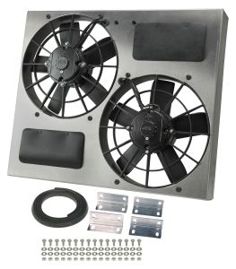Derale Dual RAD Fan/Aluminum Shroud Assembly 16830