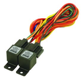 Derale 40/60 Amp Dual Relay w/Wiring Harness 16765