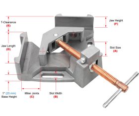 Strong Hand Tools 2-Axis Welders Angle Clamp; 4.75 Inchcapacity WAC45