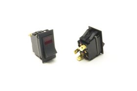 Painless Rocker Switch/On-Off/Red Lighted 80401