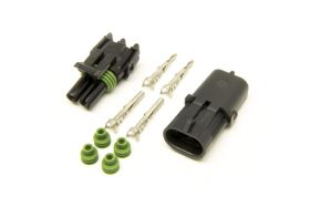 Painless 2 Circuit Male & Female Weatherpack Kit (1 ea.) 70402