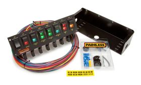Painless 8-Switch Rocker Circuit Breaker Panel 50306
