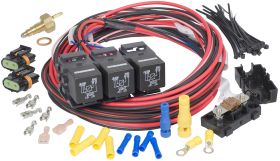 Painless GEN III - IV Truck Dual Activation/Dual Fan Relay Kit (on 205 - off 190) 30118