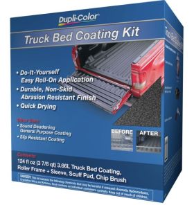 Dupli-Color Black Truck Bed Coating Black Kit - Gallon Aerosol Kit TRG302K
