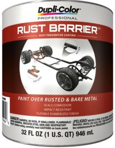 Dupli-Color Rust Barrier Rust Preventative Coating Bulk Flat Black Quart Quart 32 OZ RBQ100