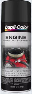 Dupli-Color Engine Paint with CERAMIC Ford Semi-Gloss Black Aerosol 12 OZ DE1635