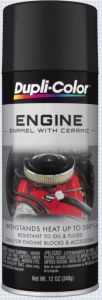 Dupli-Color Engine Paint with CERAMIC GM/Chrysler Low Gloss Black Aerosol 12 OZ DE1634