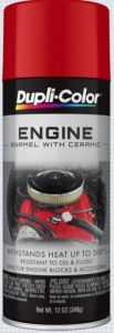 Dupli-Color Engine Paint with CERAMIC Chrysler Industrial Red Aerosol 12 OZ DE1632