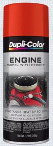 Dupli-Color Engine Paint with CERAMIC Chevrolet Orange Aerosol 12 OZ DE1620