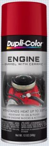 Dupli-Color Engine Paint with CERAMIC Ford Red Aerosol 12 OZ DE1605