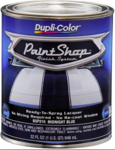 Dupli-Color Paint Shop Finish System Base Coat Midnight Blue      Quart 32 OZ BSP210