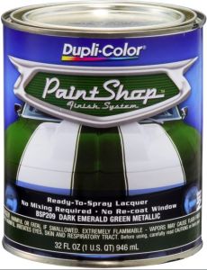 Dupli-Color Paint Shop Finish System Base Coat Dark Emerald Green (Metallic)   Quart 32 OZ BSP209
