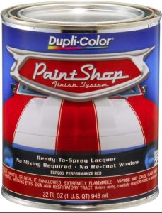 Dupli-Color Paint Shop Finish System Base Coat Performance Red Quart 32 OZ BSP203