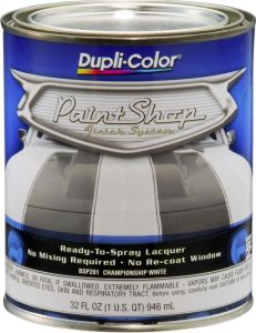 Dupli-Color Paint Shop Finish System Base Coat Championship White Quart 32 OZ BSP201