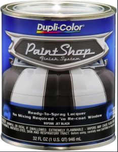 Dupli-Color Paint Shop Finish System Base Coat Jet Black Quart 32 OZ BSP200